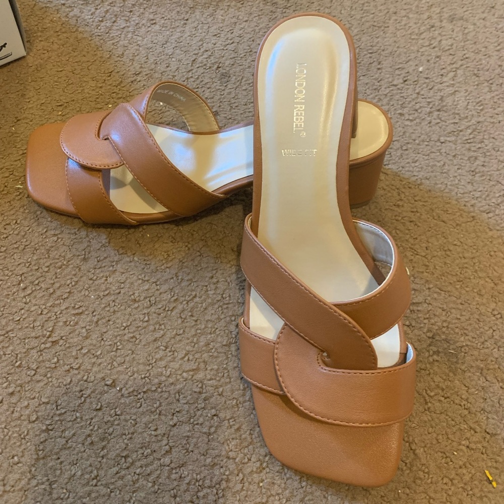 ASOS London Rebel Heeled Mules